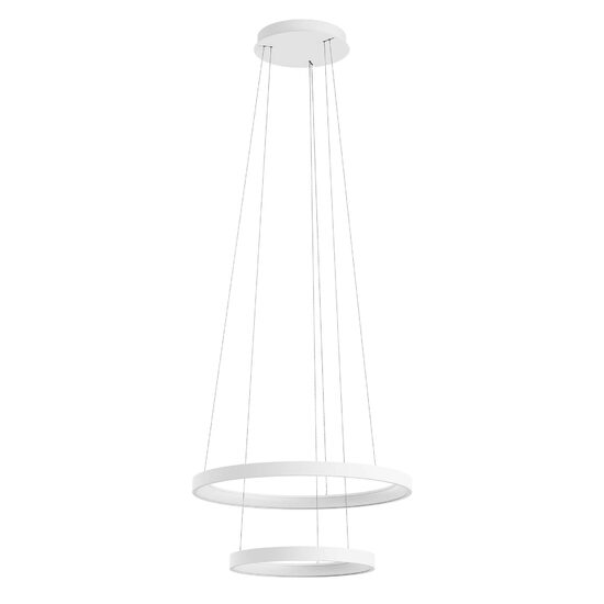 Lustra Iconic alba-alb LED 80W 9622lm/9655lm 3000K/4000K, 01-3917 Redo