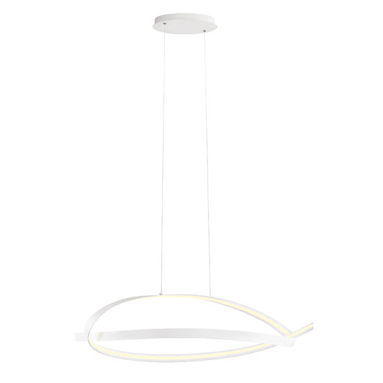Lustra moderna Impuls alba dimmabila LED 38W/4180lm/3000K, 01-3615 Redo