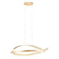 Lustra moderna Impuls aurie dimmabila LED 38W/4180lm/3000K, 01-3616 Redo