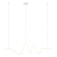 Lustra moderna Impuls alba dimmabila LED 34W/3740lm/3000K, 01-3618 Redo