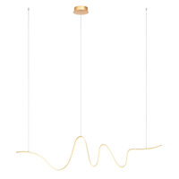Lustra moderna Impuls aurie dimmabila LED 34W/3740lm/3000K, 01-3619 Redo