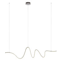 Lustra moderna Impuls neagra dimmabila LED 34W/3740lm/3000K, 01-3620 Redo