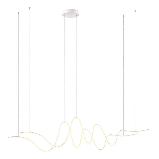 Lustra moderna Impuls alba dimmabila LED 68W/7480lm/3000K, 01-3621 Redo