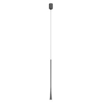 Lustra moderna negru mat LED 6.2W/662lm/3000K, Ito 01-4114 Redo