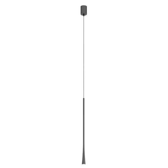 Lustra moderna negru mat LED 6.2W/662lm/3000K, Ito 01-4114 Redo