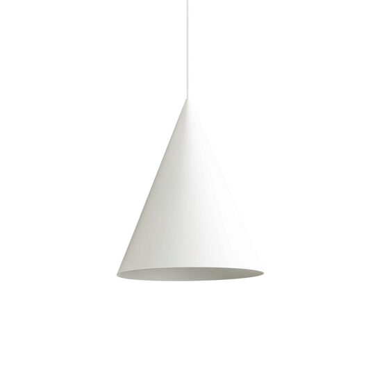 Lustra moderna conica alb mat 1xE27, Konos 01-3022 Redo