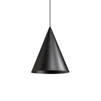 Lustra moderna conica negru mat 1xE27, Konos 01-3025 Redo
