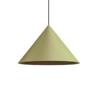 Lustra moderna conica verde masliniu mat 1xE27, Konos 01-3028 Redo