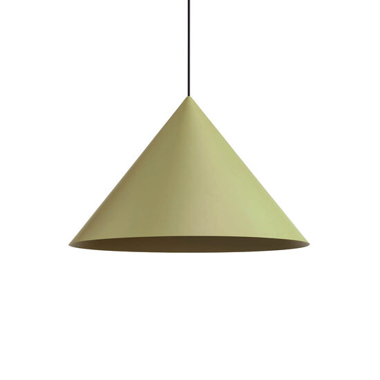 Lustra moderna conica verde masliniu mat 1xE27, Konos 01-3028 Redo