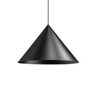 Lustra moderna conica negru mat 1xE27, Konos 01-3029 Redo