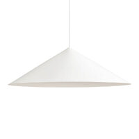 Lustra moderna conica alb mat 1xE27, Konos 01-3030 Redo