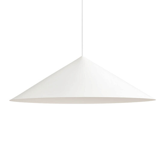 Lustra moderna conica alb mat 1xE27, Konos 01-3030 Redo