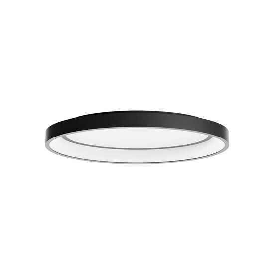 Plafoniera moderna ovala finisata negru mat LED 40W/3000-4000K, Nobu 01-3805 Redo