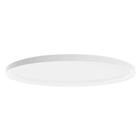 Plafoniera moderna ovala finisata alb mat LED 80W/3000-4000K, Nobu 01-3809 Redo