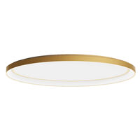 Plafoniera moderna ovala finisata auriu mat LED 80W/3000-4000K, Nobu 01-3810 Redo