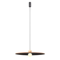Lustra fonoabsorbanta cafeniu/gri inchis LED 7W/570lm/2700K, Nuwa 01-4108 Redo