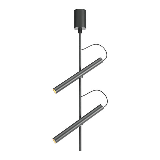 Plafoniera moderna negru mat LED 14.6W/1450lm/3000K, Praxi 01-3712 Redo