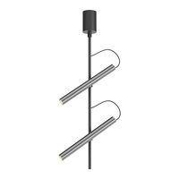 Plafoniera moderna negru mat/nichel mat LED 14.6W/1450lm/3000K, Praxi 01-3718 Redo