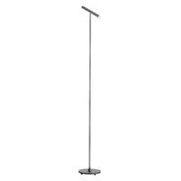 Lampadar modern negru mat/nichel mat LED 8.3W/725lm/3000K, Praxi 01-3720 Redo
