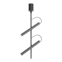 Plafoniera moderna negru mat LED 14.6W/1319lm/2700K, Praxi 01-4267 Redo