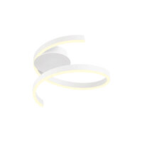 Plafoniera moderna robusta alb mat LED 27W/3000K-4000K-6000K, Scroll 01-4007 Redo