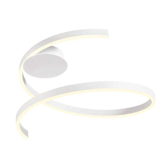 Plafoniera moderna robusta alb mat LED 38W/3000K-4000K-6000K, Scroll 01-4010 Redo