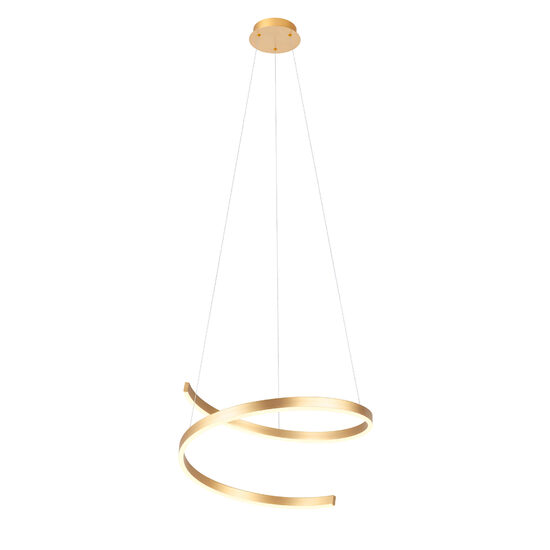 Lustra moderna bronz mat LED 38W/3000K-4000K-6000K, Scroll 01-4014 Redo