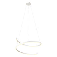 Lustra moderna alb mat LED 46W/3000K-4000K-6000K, Scroll 01-4016 Redo