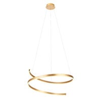Lustra moderna bronz mat LED 46W/3000K-4000K-6000K, Scroll 01-4017 Redo