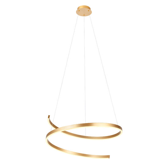 Lustra moderna bronz mat LED 46W/3000K-4000K-6000K, Scroll 01-4017 Redo