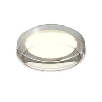 Plafoniera moderna 2 dispersoare sticla LED 36W/3000K-4000K, Solera 01-3590 Redo