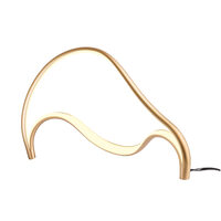 Veioza moderna auriu mat LED 12W/1320lm/3000K, Tempest 01-3601 Redo