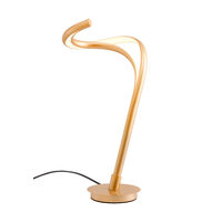 Veioza moderna auriu mat LED 18W/1980lm/3000K, Tempest 01-3604 Redo