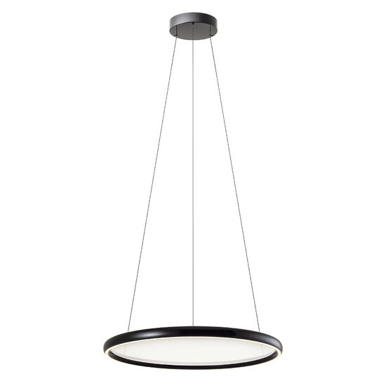 Lustra negru il. directa/central LED 35W+35W/2700K-4000K-5000K, Vance 01-3938 Redo