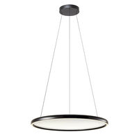Lustra negru il. directa/central LED 45W+45W/2700K-4000K-5000K, Vance 01-3740 Redo