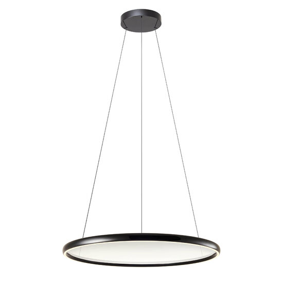 Lustra negru il. directa/central LED 45W+45W/2700K-4000K-5000K, Vance 01-3740 Redo