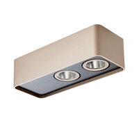 Plafoniera/Spot cafea argintie unghi 36° LED 10W/945lm/3000K, Yuki 01-3690 Redo