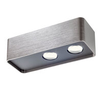 Aplica/Spot nichel mat, unghi 60° LED 10W/945lm/3000K, Yuki 01-3695 Redo
