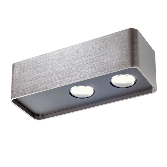 Aplica/Spot nichel mat LED 10W/851lm/2700K unghi 60°, Yuki 01-4236 Redo