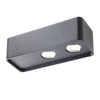 Aplica/Spot negru mat LED 10W/851lm/2700K unghi 60°, Yuki 01-4237 Redo