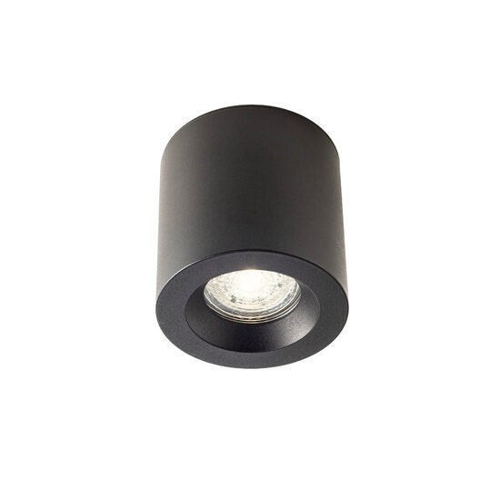 Spot baie IP44 negru mat dispersor sticla GU10/35W, Prato 01-3353 Redo
