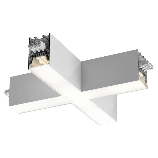 Accesoriu conexiune 90° aparent/suspendat 18 W Xrope RPU50NWXC18 SWH Arelux