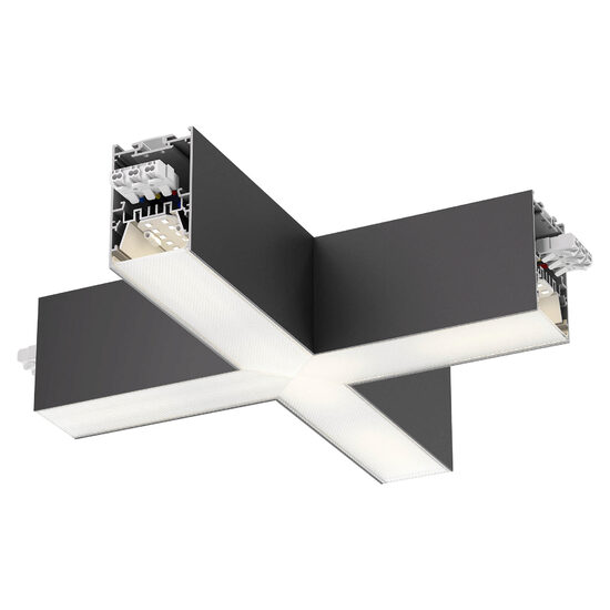 Accesoriu conexiune 90° aparent/suspendat 18 W Xrope RPU50NWXC18 SBK Arelux