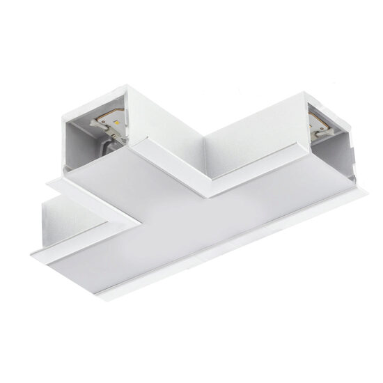 Element conexiune T 3 corpuri de iluminat încastrate XTrace TE60NW12TC MWH Arelux