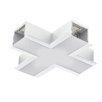 Element conexiune cruce 4 corpuri de iluminat încastrate XTrace TE60NW16XC MWH Arelux