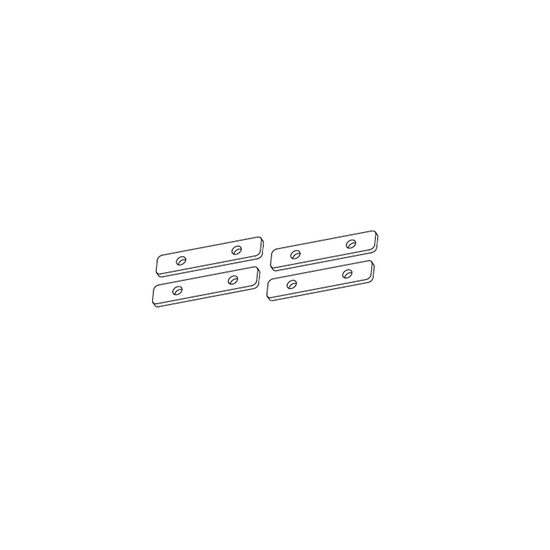 Set conexiune liniara 4 bride oțel pentru 2 profile PRF063 XTrace PRF063CK01 Arelux