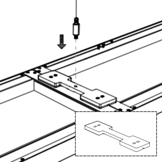 Accesoriu conexiune mecanica liniara XSpecter SPC02LC SBK Arelux