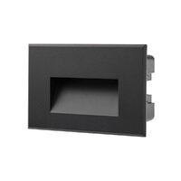 Spot LED incastrat perete IP65 3W/4000K/210lm XGhost GS03NWIP65 BK Arelux