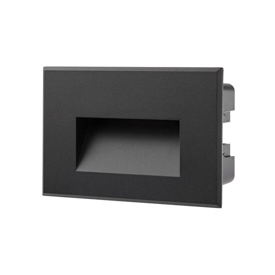 Spot LED incastrat perete IP65 3W/4000K/210lm XGhost GS03NWIP65 BK Arelux
