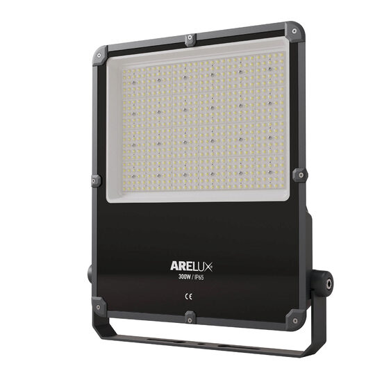 Proiector LED IP65 90° aluminiu dispersor sticla 4mm 300W/4000K/40320lm XField FDI15NW90 DG Arelux
